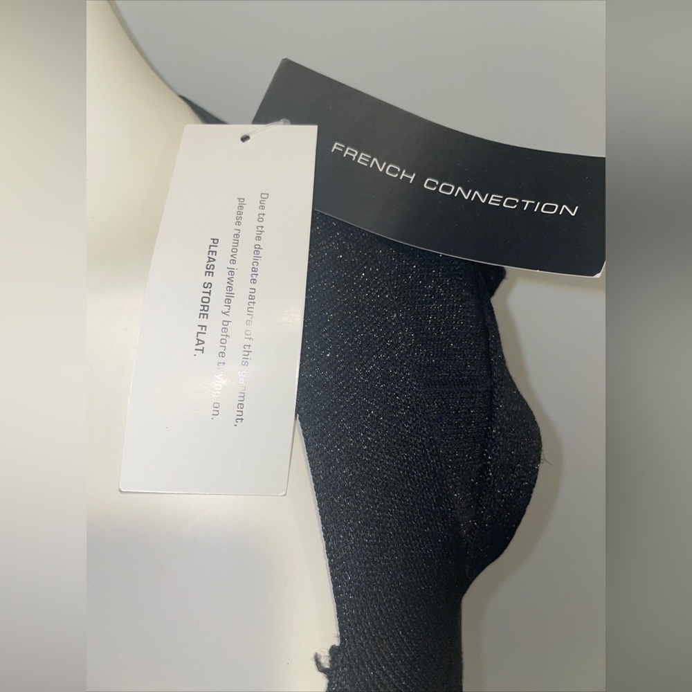 French Connection Black Dress Size 0/2 $168 - Picture 4 of 5